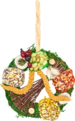 Arrangement Luxe Vogelvoerkrans D 30 H 10 Cm