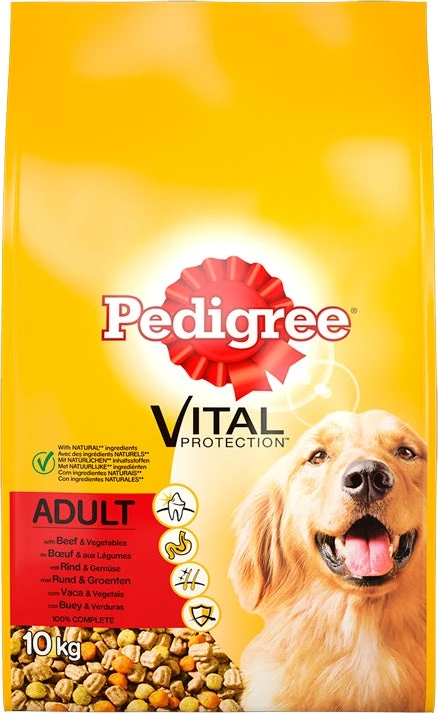 Pedigree Vital Hondenvoer Rund En Groenten Adult 10 Kg 3 Pedigree Vital Hondenvoer Rund En Groenten Adult 10 Kg