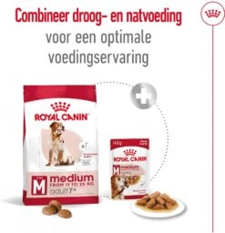 Royal Canin Medium Adult 7+ 4 Kg -Dierenwinkel Met Korting 3182550708203 4