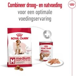 Royal Canin Medium Adult 7+ 4 Kg -Dierenwinkel Met Korting 3182550708203 5