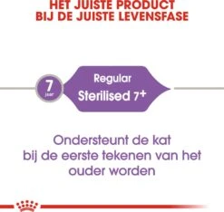 Royal Canin Kattenvoer Sterilised 7+ 1,5 Kg -Dierenwinkel Met Korting 3182550784566 4