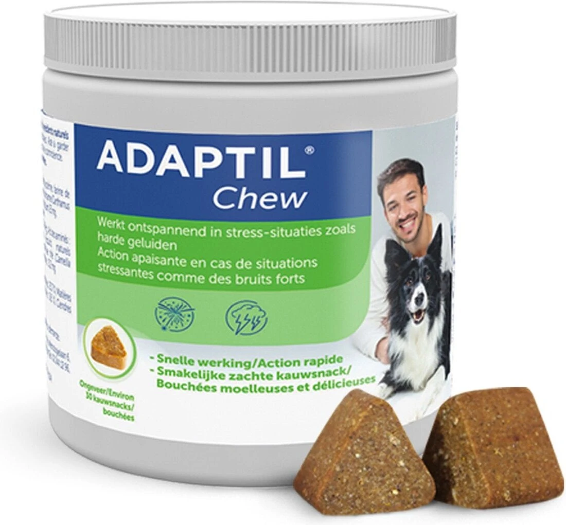Adaptil Chew Kauwsnack Anti Stressmiddel 30 Stuks 4 Adaptil Chew Kauwsnack Anti Stressmiddel 30 Stuks - Afbeelding 2