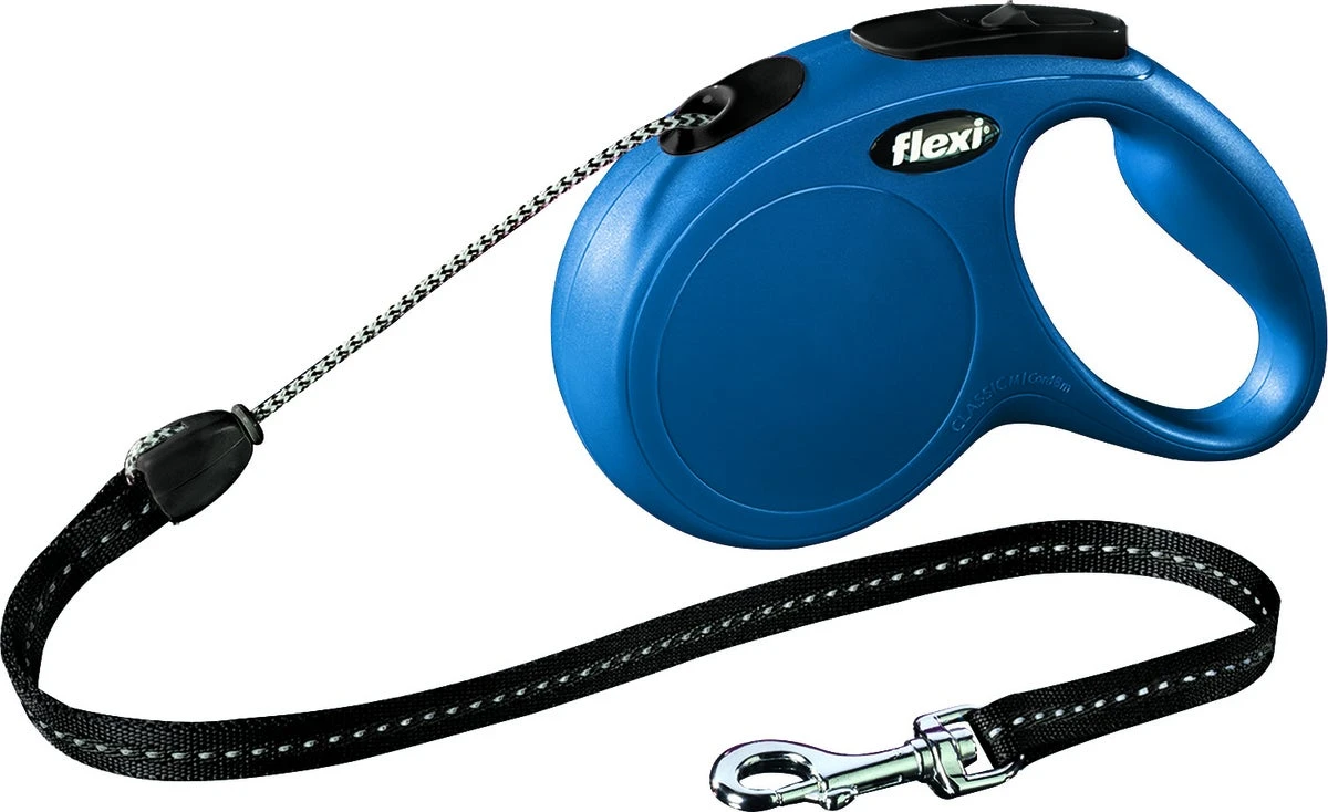 Flexi Rollijn Classic Cord M 8 Meter Blauw 3 Flexi Rollijn Classic Cord M 8 Meter Blauw