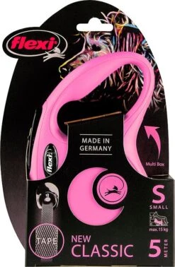 Flexi Hondenriem Rollijn Classic Tape S Roze 5 M