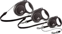 Flexi Hondenriem Rollijn Black Design Koord M Zwart 5 M -Dierenwinkel Met Korting 4000498033401 3
