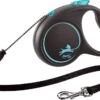 Flexi Rollijn Black Design Koord M Blauw 5 M -Dierenwinkel Met Korting 4000498033432 1