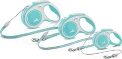 Flexi Hondenriem Rollijn New Comfort Koord S Lichtblauw 5 M -Dierenwinkel Met Korting 4000498042816 3