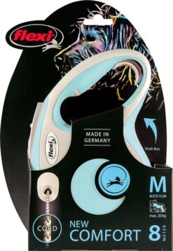 Flexi Hondenriem Rollijn New Comfort Koord M Lichtblauw 8 M -Dierenwinkel Met Korting 4000498043110 2