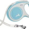 Flexi Hondenriem Rollijn New Comfort Tape M Lichtblauw 5 M