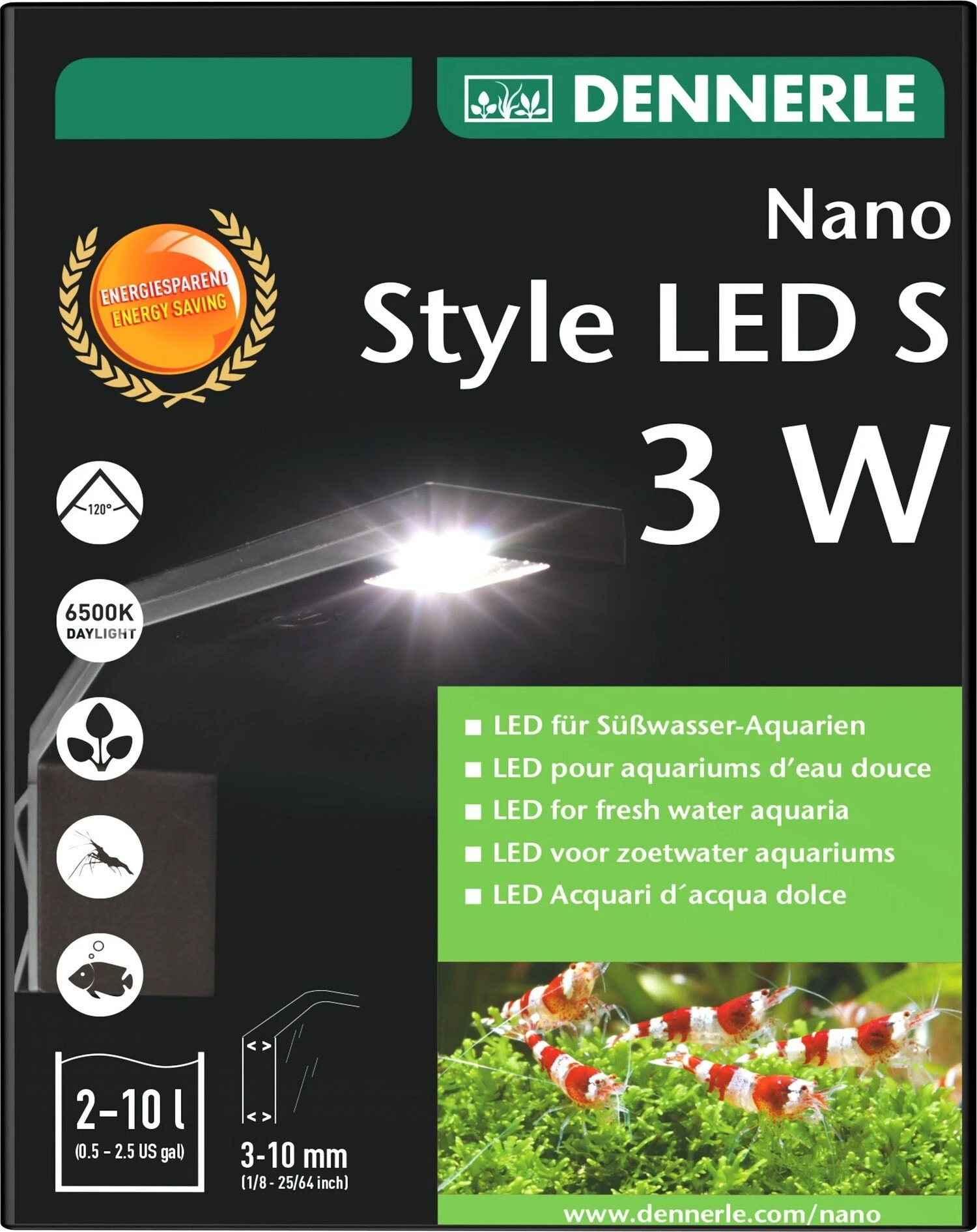 Dennerle Nano Aquarium Verlichting Style LED 3 W 3 Dennerle Nano Aquarium Verlichting Style LED 3 W