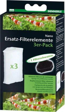 Dennerle Nano Vervangend Filterelement 3 Stuks