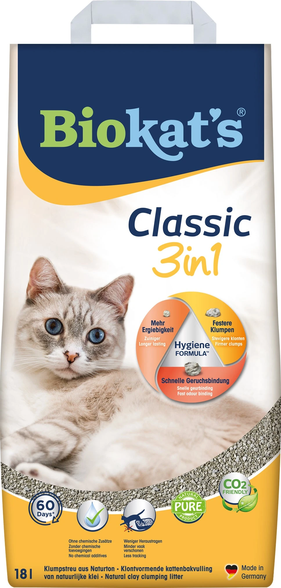 Biokat's Classic Kattenbakvulling 18 L 3 Biokat's Classic Kattenbakvulling 18 L