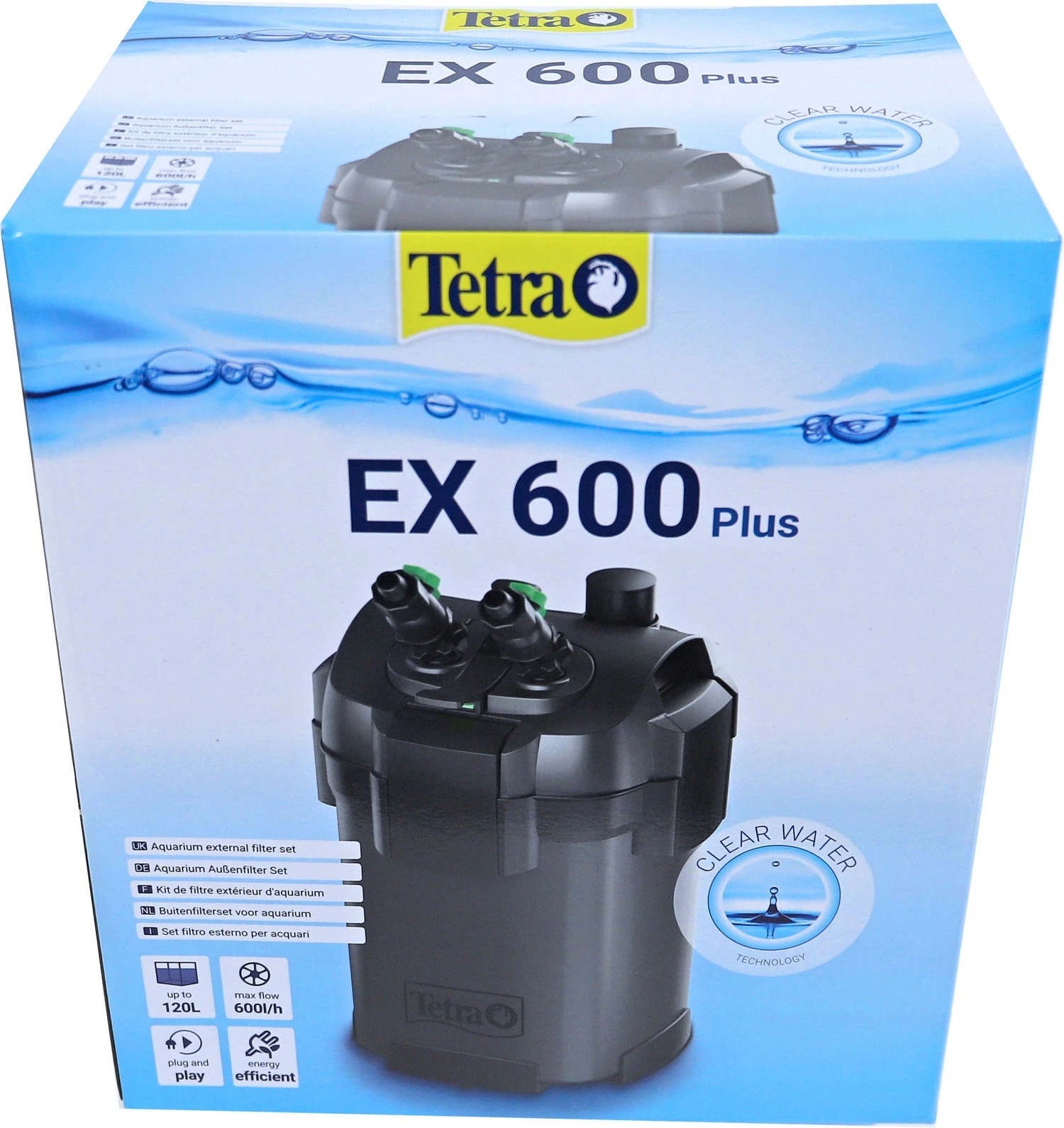 Tetra Aquarium Buitenfilterset EX 600 L/h Plus 3 Tetra Aquarium Buitenfilterset EX 600 L/h Plus