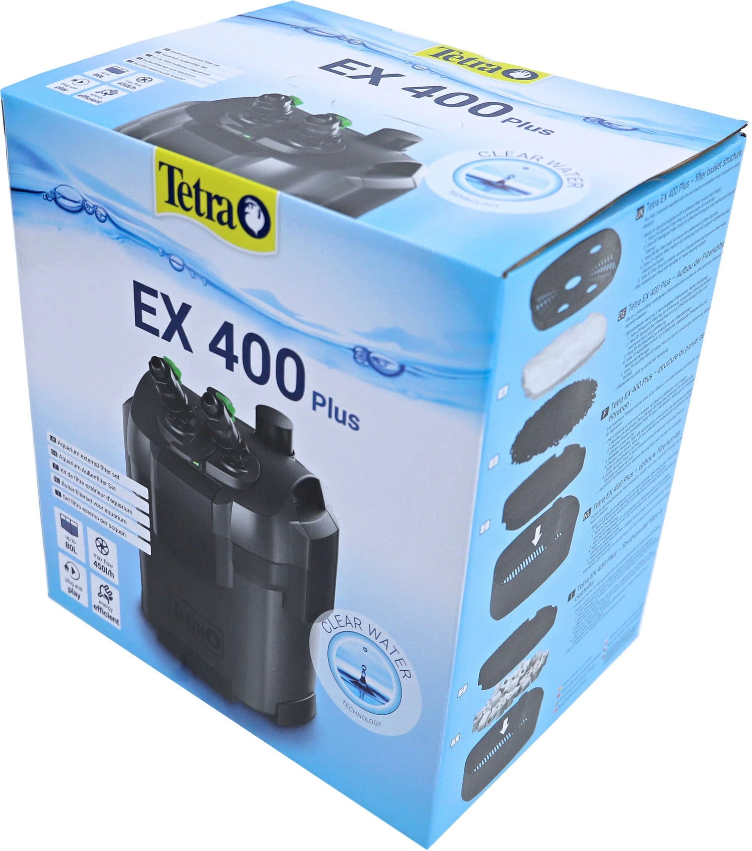 Tetra Aquarium Buitenfilterset EX 400 L/h Plus 4 Tetra Aquarium Buitenfilterset EX 400 L/h Plus - Afbeelding 2