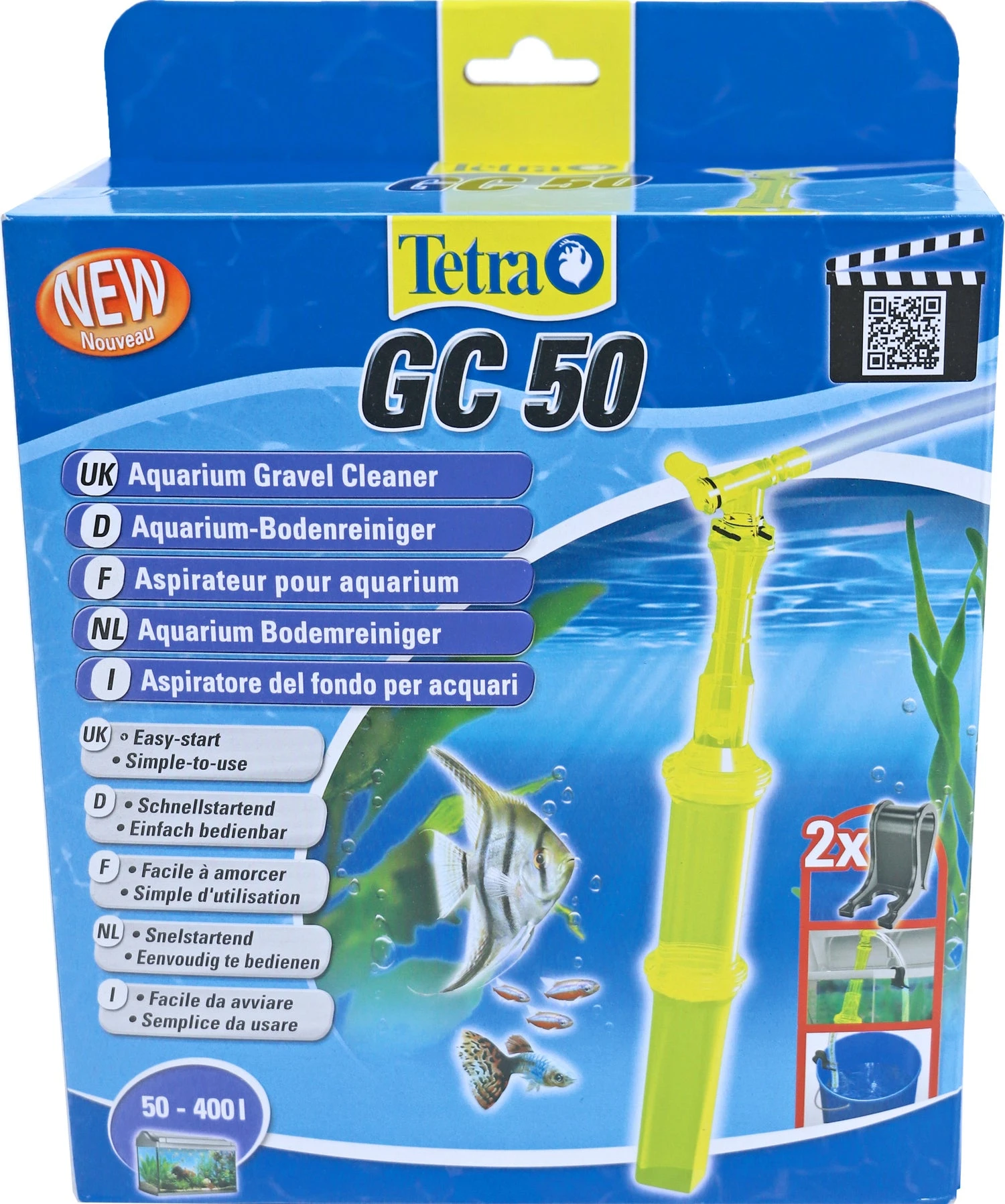 Tetra Aquarium Bodemreiniger GC 50 50-400 L 3 Tetra Aquarium Bodemreiniger GC 50 50-400 L