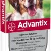 Advantix Spot-on 250 Anti Vlooien- En Tekenmiddel 4 Pipetten 10 - 25 Kg -Dierenwinkel Met Korting 4007221048107 1