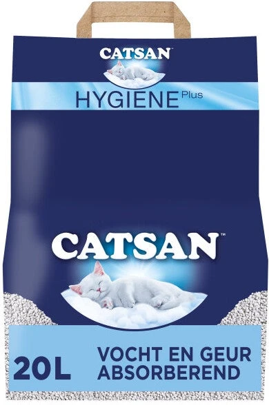 Catsan Kattenbakvulling Hygiëne Plus 20 L 3 Catsan Kattenbakvulling Hygiëne Plus 20 L