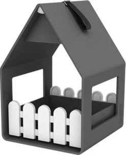 Emsa Vogelvoederhuisje Landhaus Antraciet 15 X 14 X 21 Cm