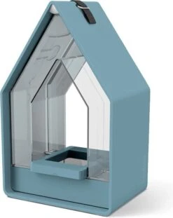 Emsa Vogelvoederhuisje Landhaus Blauw 15 X 10 X 24 Cm