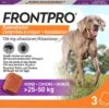Frontpro Kauwtablet Vlooien- En Tekenmiddel Hond 25-50 Kg 3 Stuks