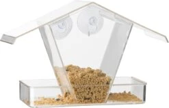 CJ Wildlife Raamvoederhuis Kreta Transparant 24 X 9 X 15 Cm