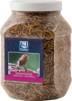 Vogelbescherming Nederland Tuinvogelvoer Gedroogde Meelwormen 440 G