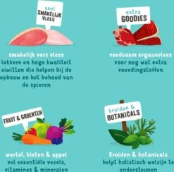 Edgard & Cooper Hondenvoer Multipack Wild, Kip En Lam Adult 400 G 6 Stuks -Dierenwinkel Met Korting 5407007148783 4