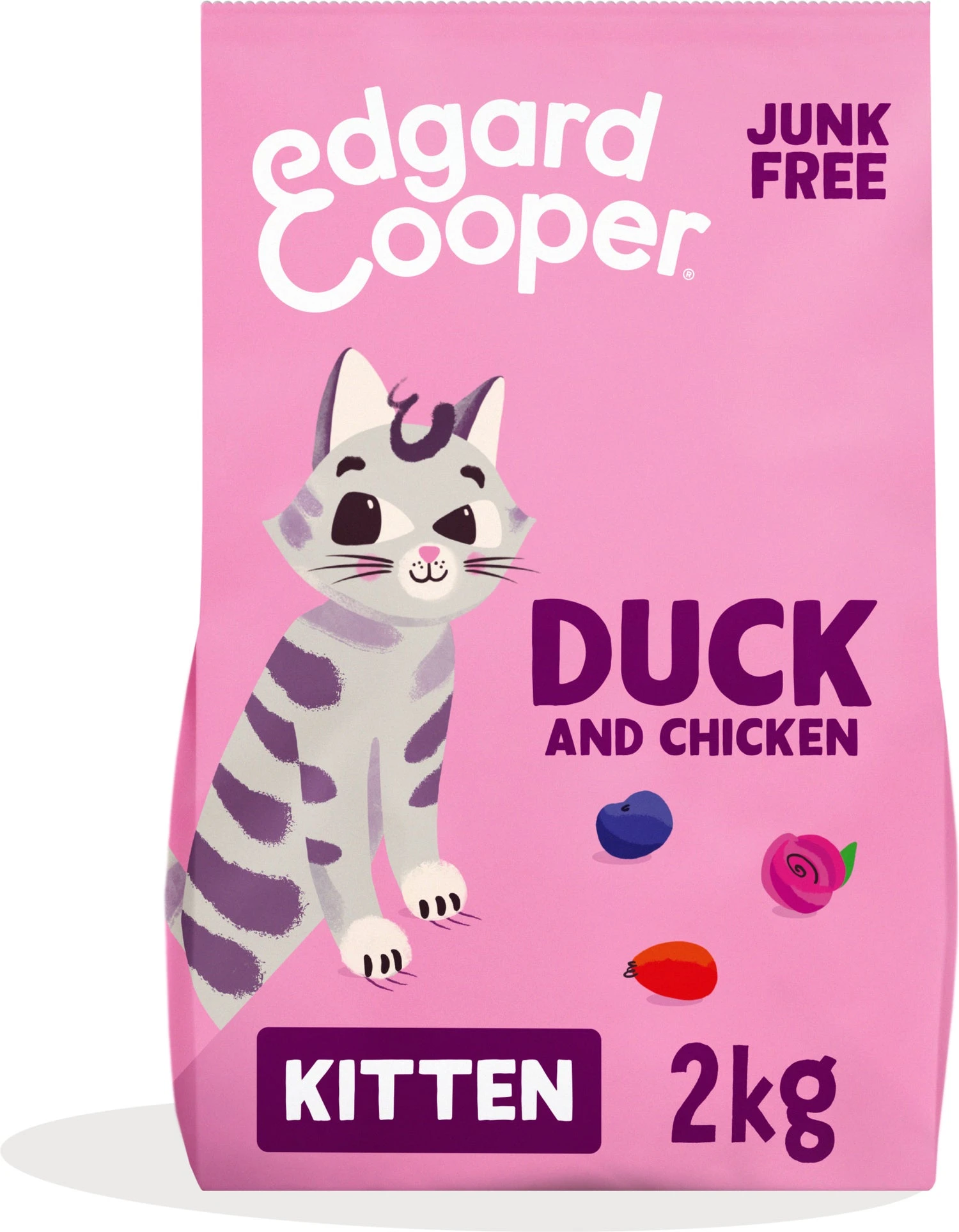 Edgard & Cooper Kattenvoer Eend/kip Kitten 2 Kg 3 Edgard & Cooper Kattenvoer Eend/kip Kitten 2 Kg