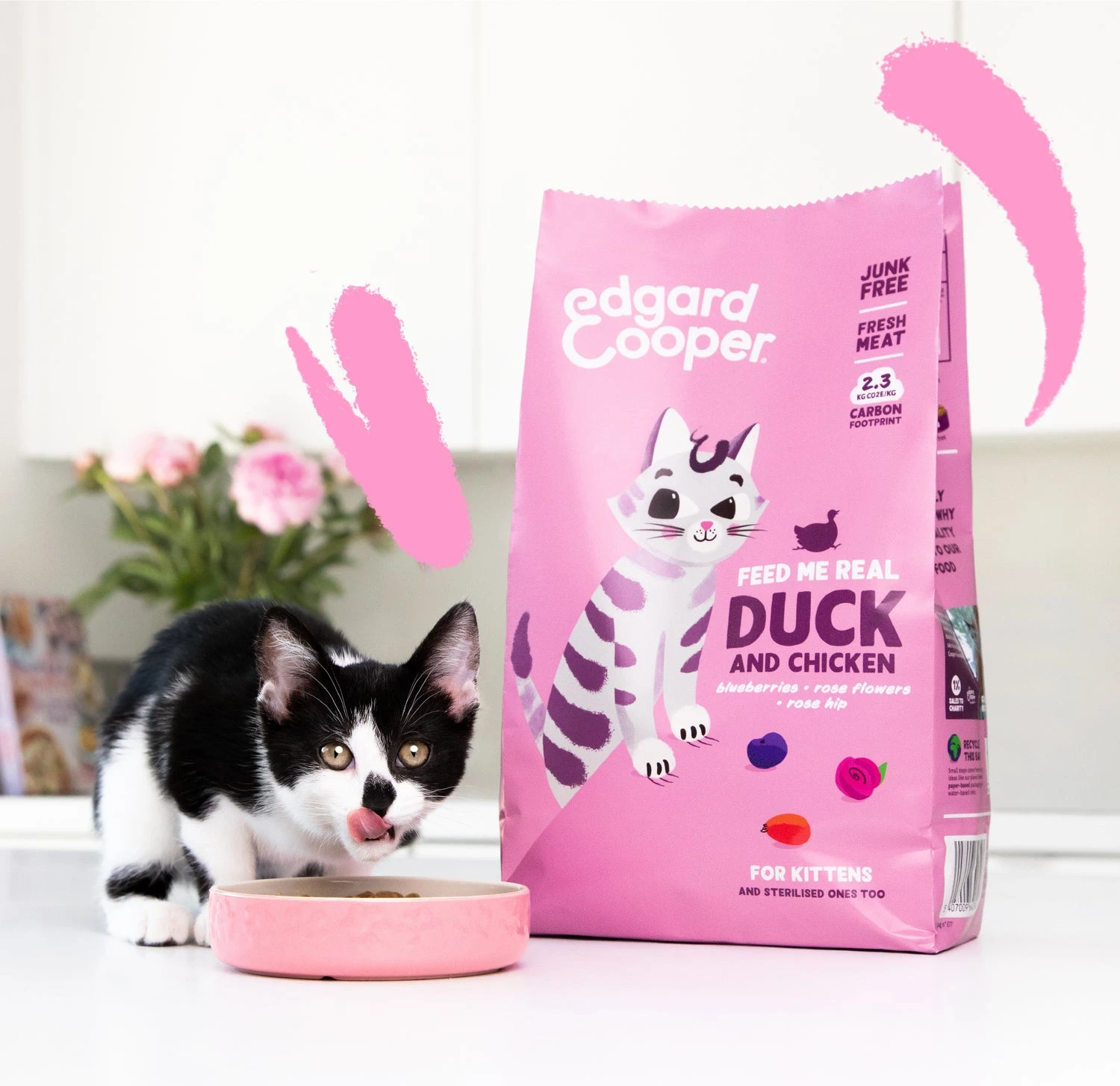 Edgard & Cooper Kattenvoer Eend/kip Kitten 2 Kg 5 Edgard & Cooper Kattenvoer Eend/kip Kitten 2 Kg - Afbeelding 3