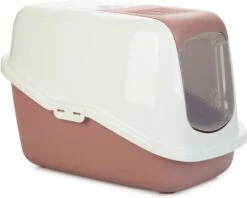 Savic Kattenbak Nestor Roze / Wit 56 X 39 X 39 Cm