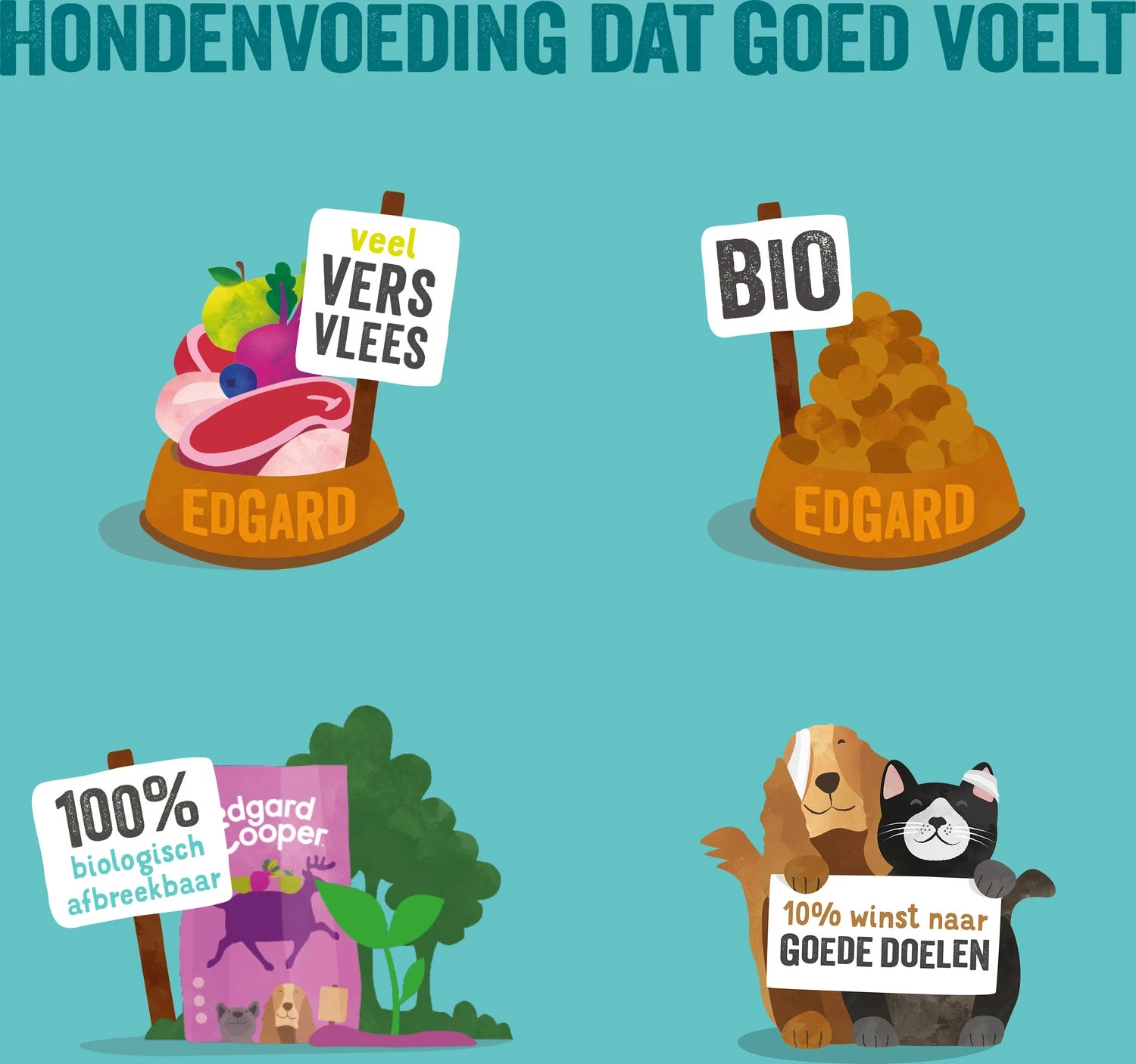 Edgard & Cooper Hondenvoer Bio Kalkoen En Kip Adult 2,5 Kg 7 Edgard & Cooper Hondenvoer Bio Kalkoen En Kip Adult 2,5 Kg - Afbeelding 5