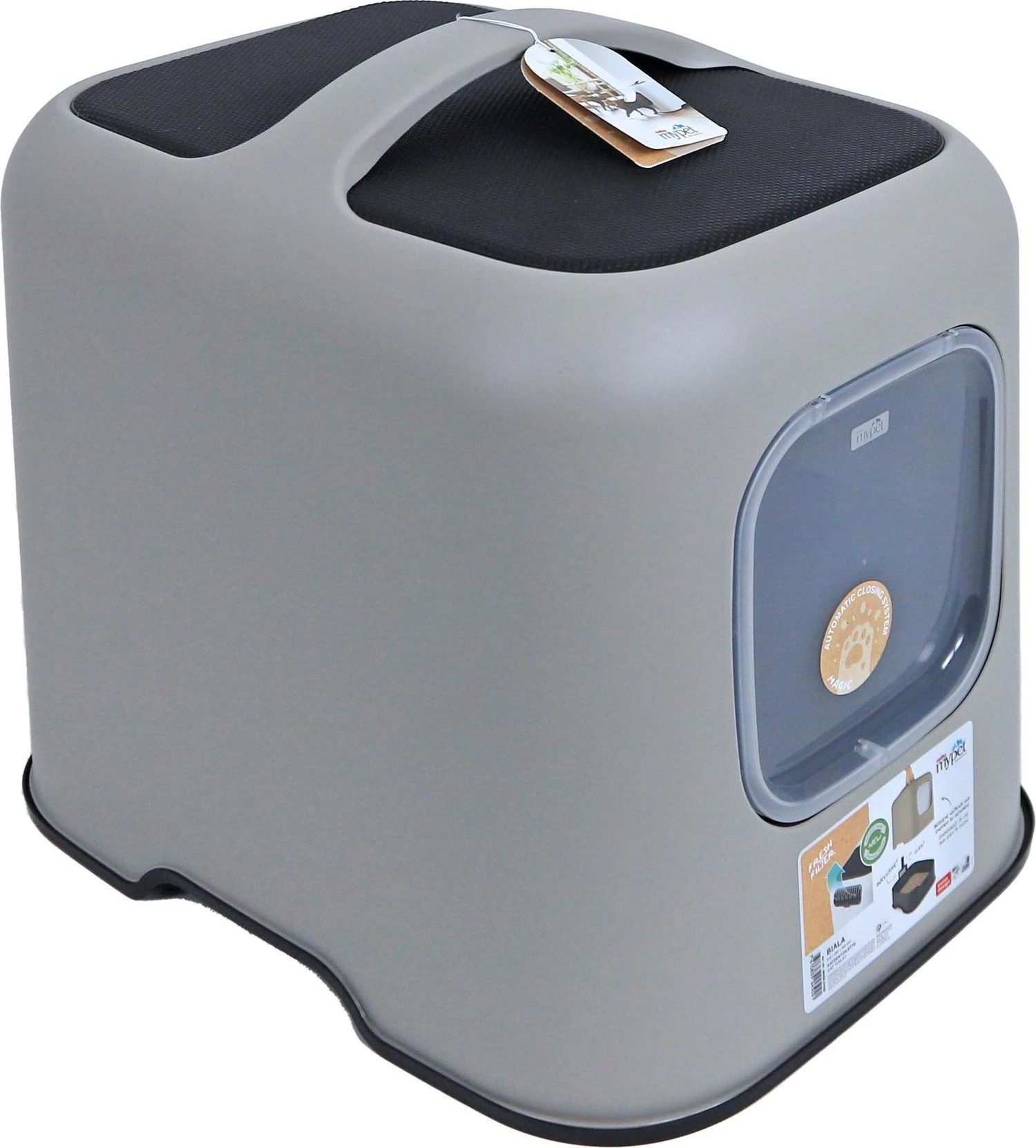 Rotho Kattenbak Biala Beige 51 X 39 X 44 Cm 3 Rotho Kattenbak Biala Beige 51 X 39 X 44 Cm