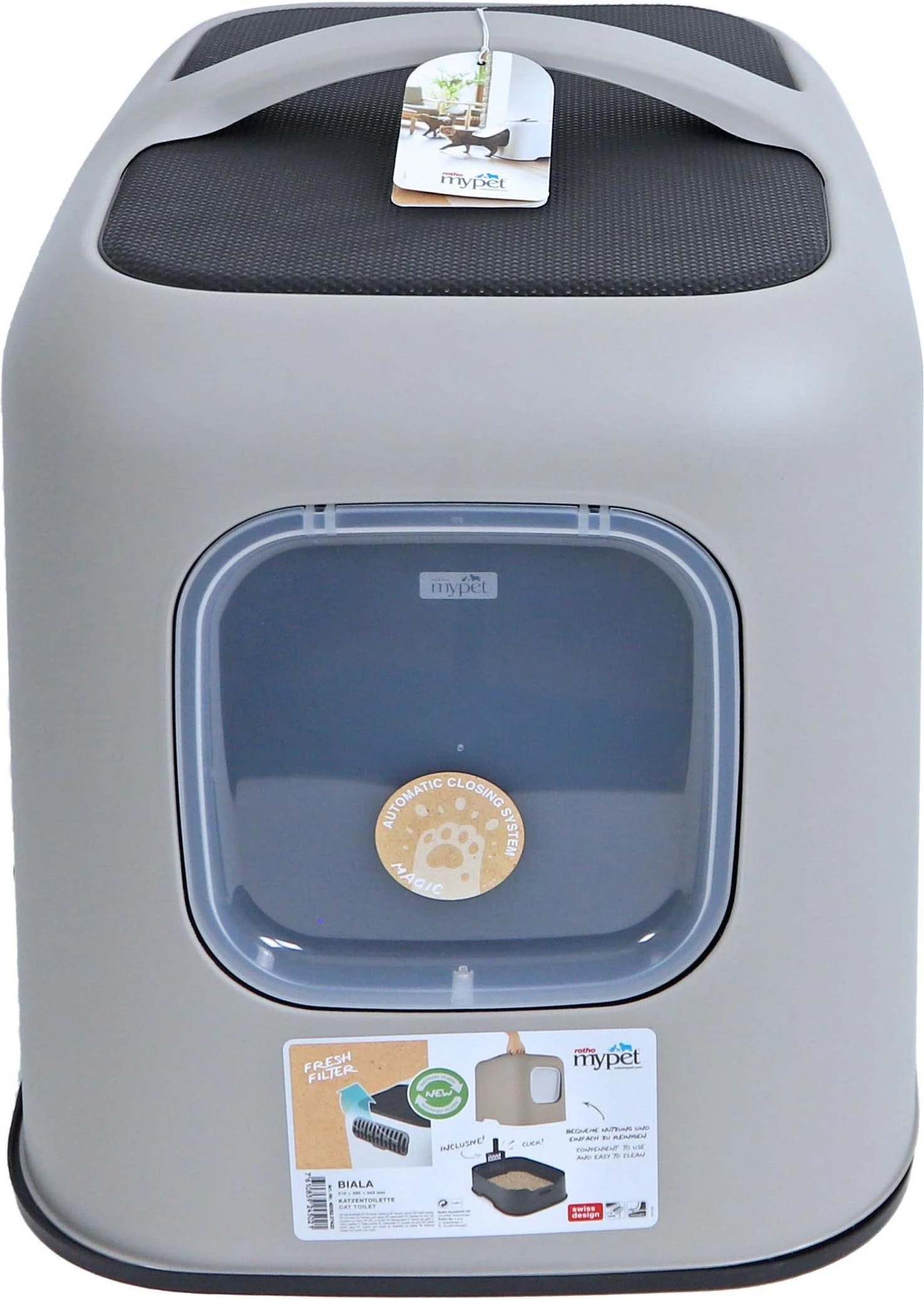 Rotho Kattenbak Biala Beige 51 X 39 X 44 Cm 4 Rotho Kattenbak Biala Beige 51 X 39 X 44 Cm - Afbeelding 2