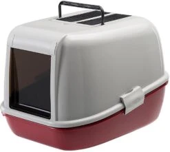 Ferplast Kattenbak Magix Rood 45,5 X 55,5 X 41 Cm