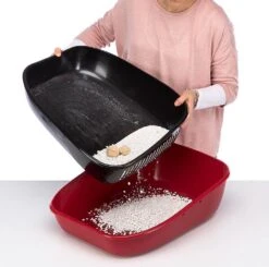 Ferplast Kattenbak Magix Rood 45,5 X 55,5 X 41 Cm 12 Ferplast Kattenbak Magix Rood 45,5 X 55,5 X 41 Cm -Dierenwinkel Met Korting 8010690052793 4