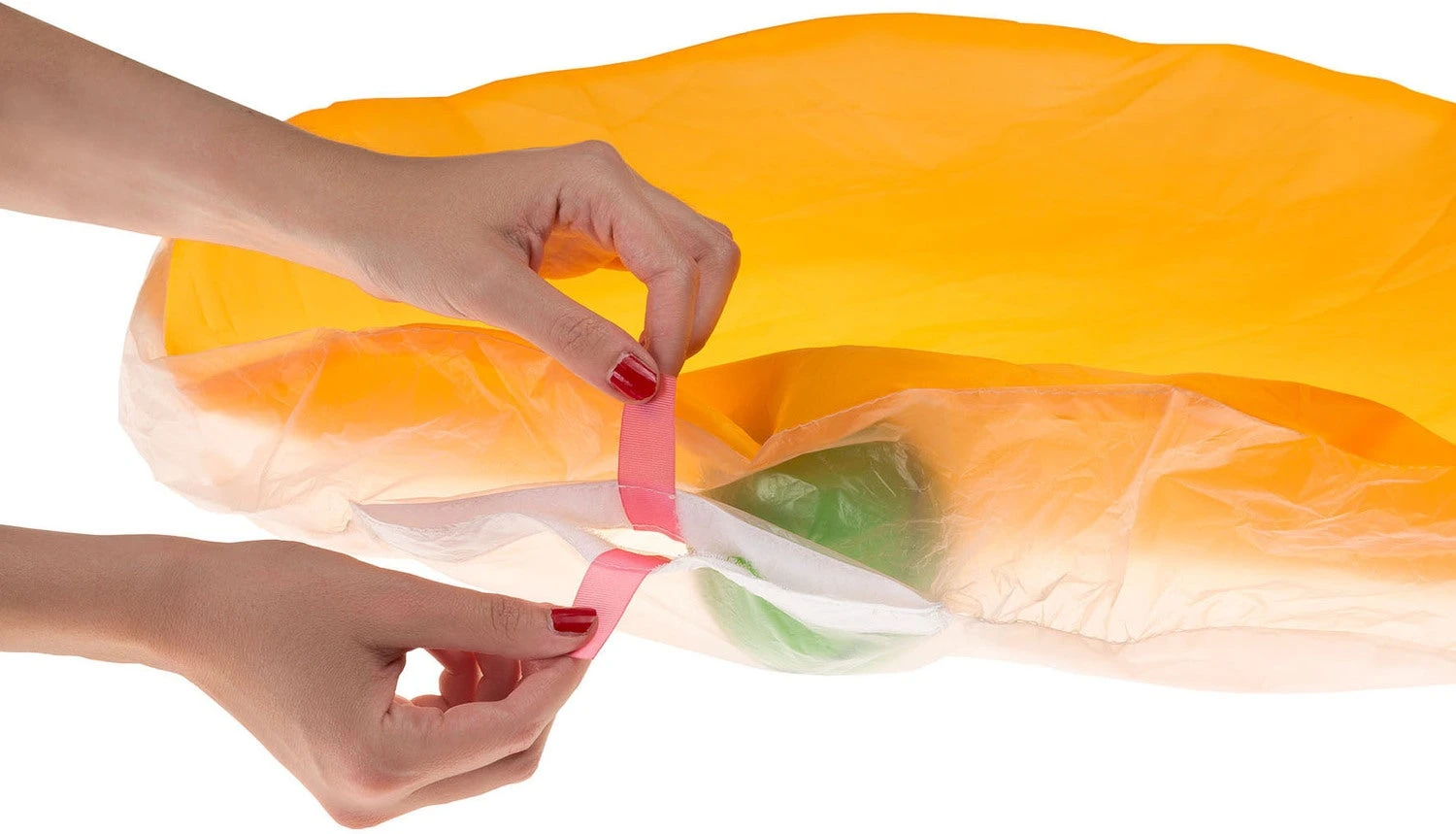 Ferplast Kattenspeelgoed Crazy Ball Oranje D 58 Cm 4 Ferplast Kattenspeelgoed Crazy Ball Oranje D 58 Cm - Afbeelding 2