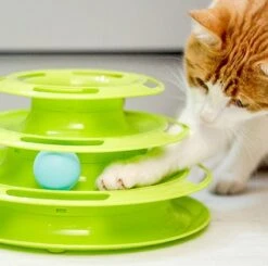 Ferplast Kattenspeelgoed Twister Groen D 24,5 H 13 Cm -Dierenwinkel Met Korting 8010690170213 3