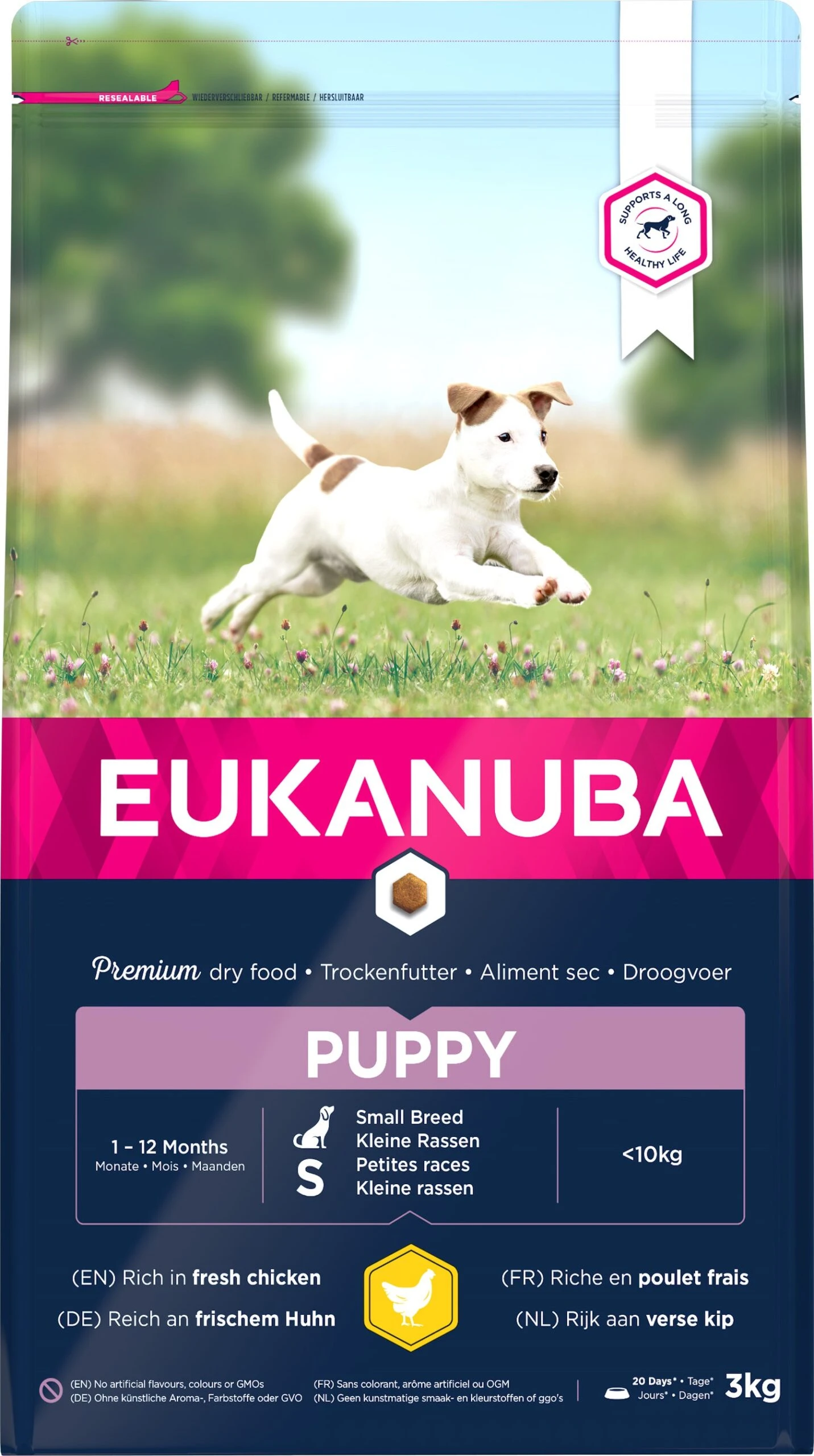 Eukanuba Hondenvoer Puppy Klein Kip 3 Kg 3 Eukanuba Hondenvoer Puppy Klein Kip 3 Kg