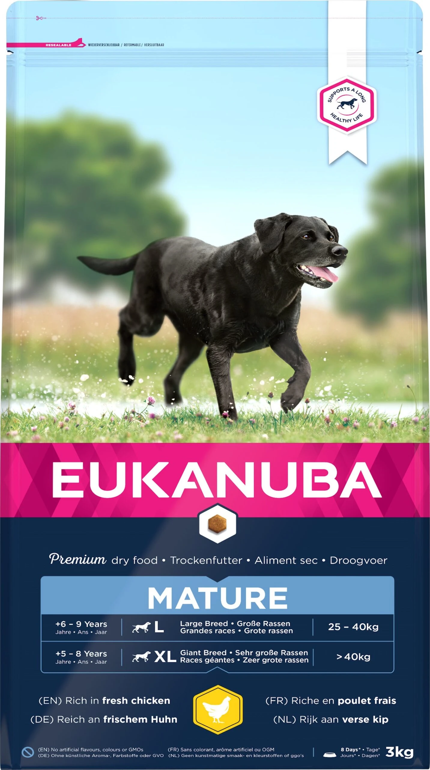 Eukanuba Hondenvoer Mature Senior (extra) Groot Kip 3 Kg 3 Eukanuba Hondenvoer Mature Senior (extra) Groot Kip 3 Kg