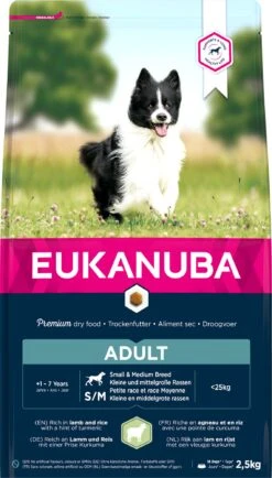 Eukanuba Hondenvoer Adult Klein/middel Lam En Rijst 2,5 Kg