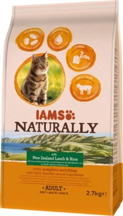 IAMS Naturally Adult Nieuw-Zeelands Lam Met Rijst 2,7 Kg 5 IAMS Naturally Adult Nieuw-Zeelands Lam Met Rijst 2,7 Kg -Dierenwinkel Met Korting 8710255134963 2