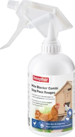 Beaphar Afweermiddel Mite Blocker Combi Spray 500 Ml