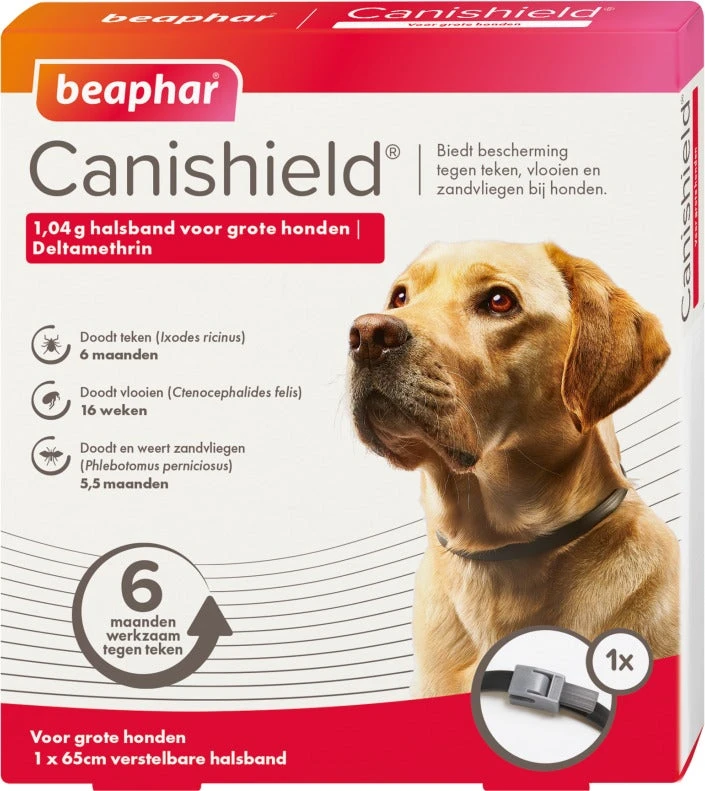 Beaphar Canishield Vlooienband Hond Groot 3 Beaphar Canishield Vlooienband Hond Groot