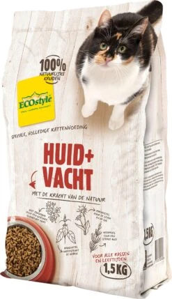 ECOstyle Kattenvoer Huid En Vacht Adult 1,5 Kg