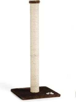 Beeztees Krabpaal Gina XL 40 X 40 X 90 Cm Bruin