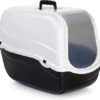 Beeztees Kattenbak Romeo Zwart / Wit 54 X 33 X 42 Cm -Dierenwinkel Met Korting 8712695135272 1