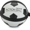 Beeztees Hondenspeelgoed Action Voetbal Met Touw Wit D 19 Cm