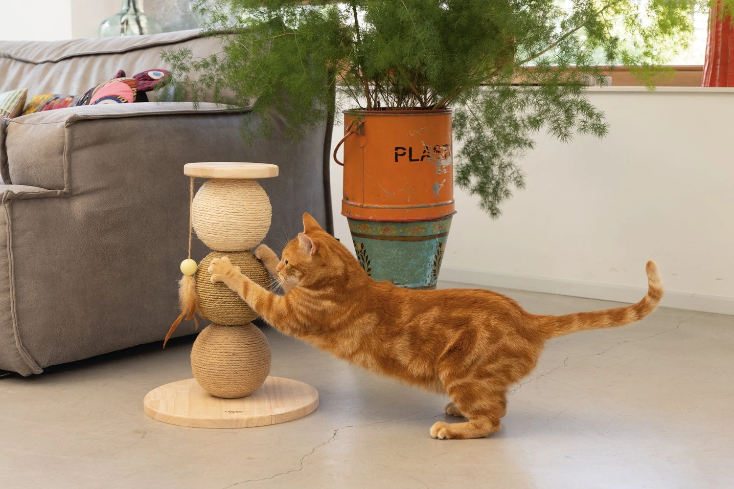 Designed By Lotte Krabbollen Elio Bruin D 34 H 47,5 Cm 6 Designed By Lotte Krabbollen Elio Bruin D 34 H 47,5 Cm - Afbeelding 4