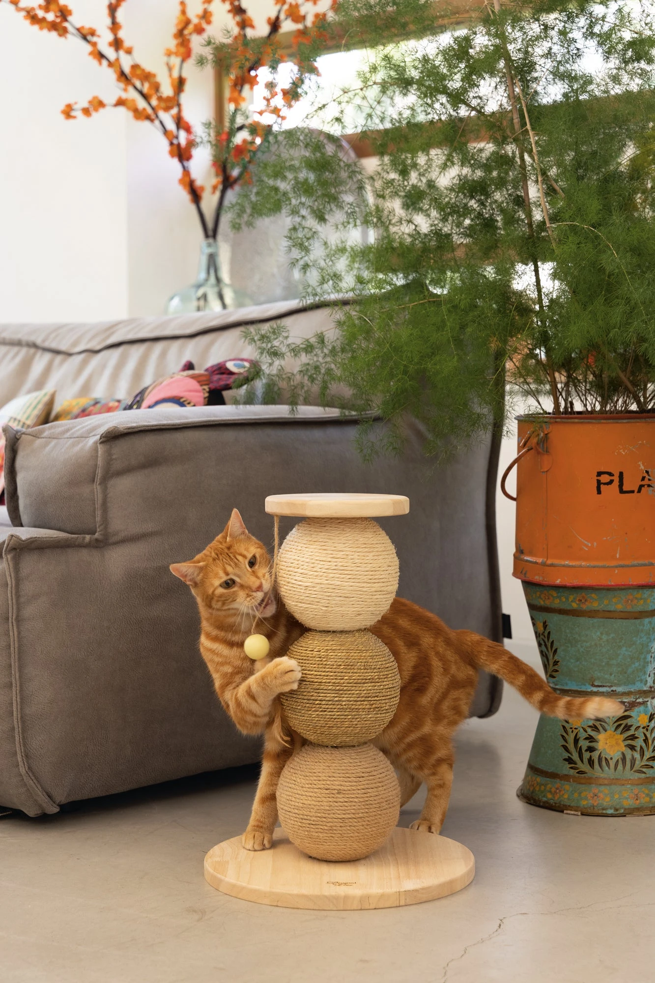 Designed By Lotte Krabbollen Elio Bruin D 34 H 47,5 Cm 7 Designed By Lotte Krabbollen Elio Bruin D 34 H 47,5 Cm - Afbeelding 5