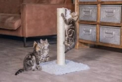 Beeztees Krabpaal Atila Grijs 35 X 35 X 53 Cm -Dierenwinkel Met Korting 8712695193647 4